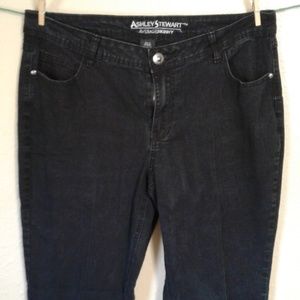 Ashley Stewart Black Skinny Jean Size 16 A